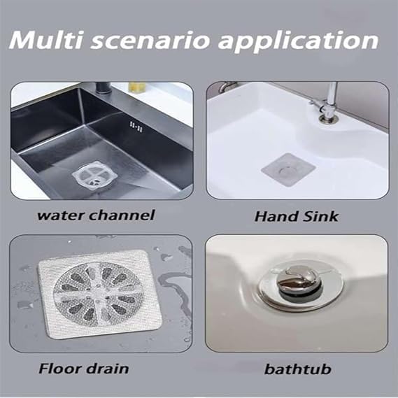 Self-Adhesive Floor Drain Stickers