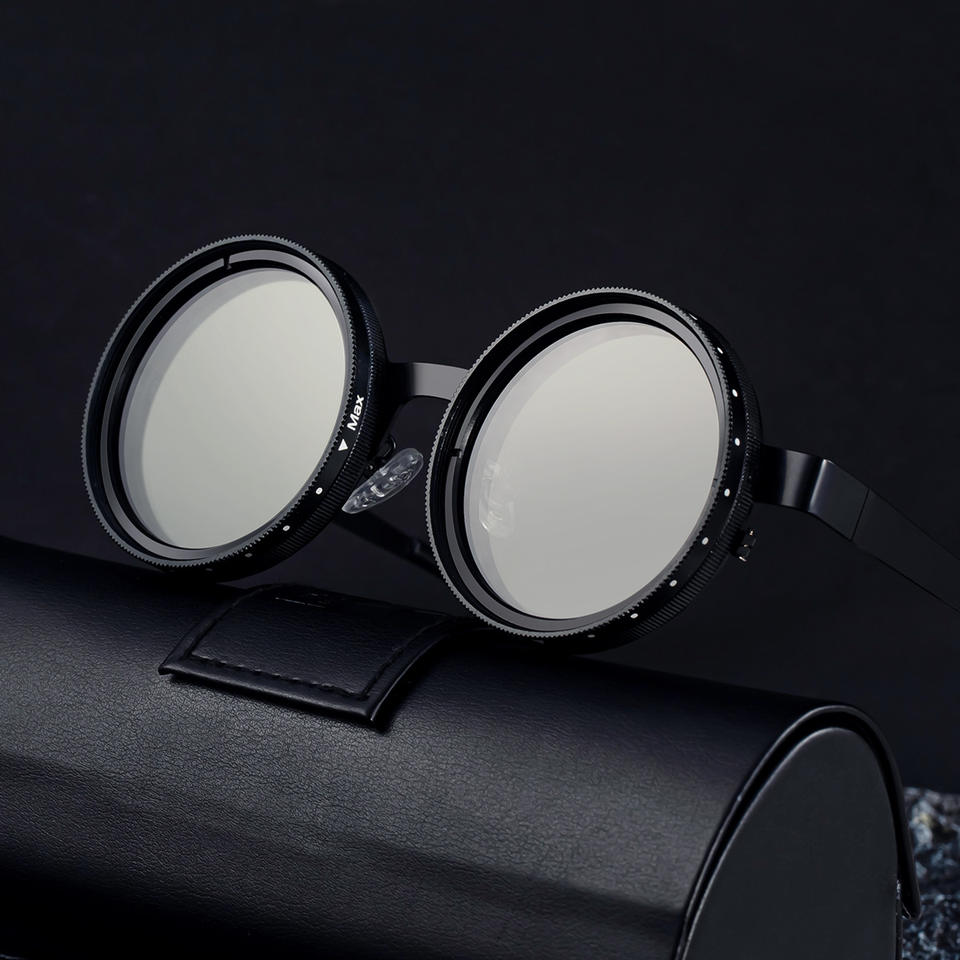 Sunglasses Small Metal 9 Speed Endless Adjustment Pure