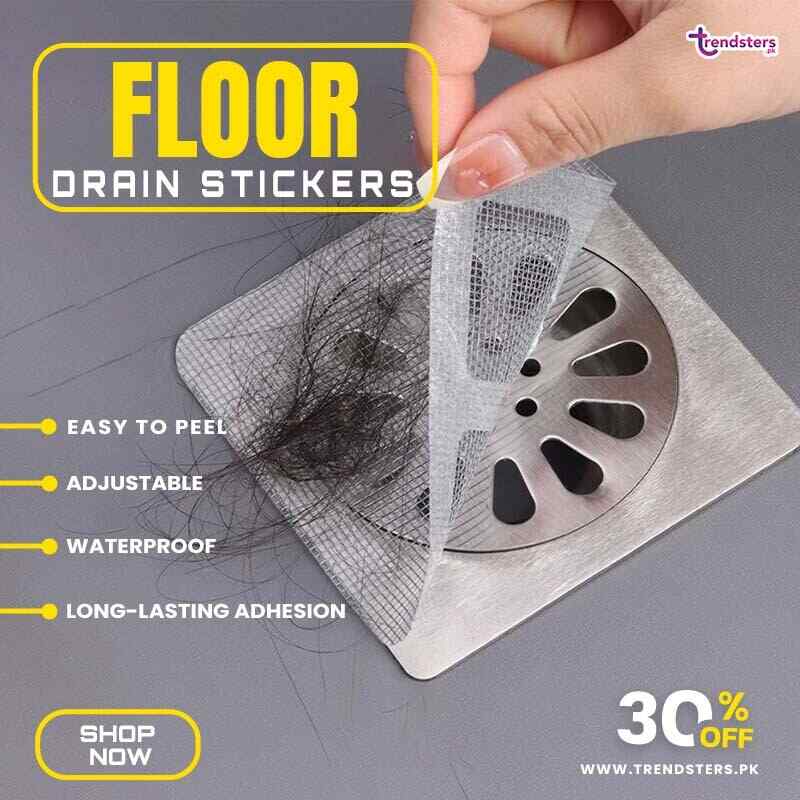 Self-Adhesive Floor Drain Stickers